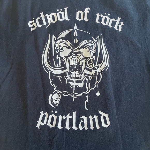 SCHOOL of Rock Portland Black T Shirt L - Picture 6 of 7
